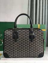 AMBASSADE DOCUMENT CASE 35 IN BLACK GOYARDINE CANVAS