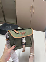 Prada Vintage Messenger Bag Crossbody 16x15cm