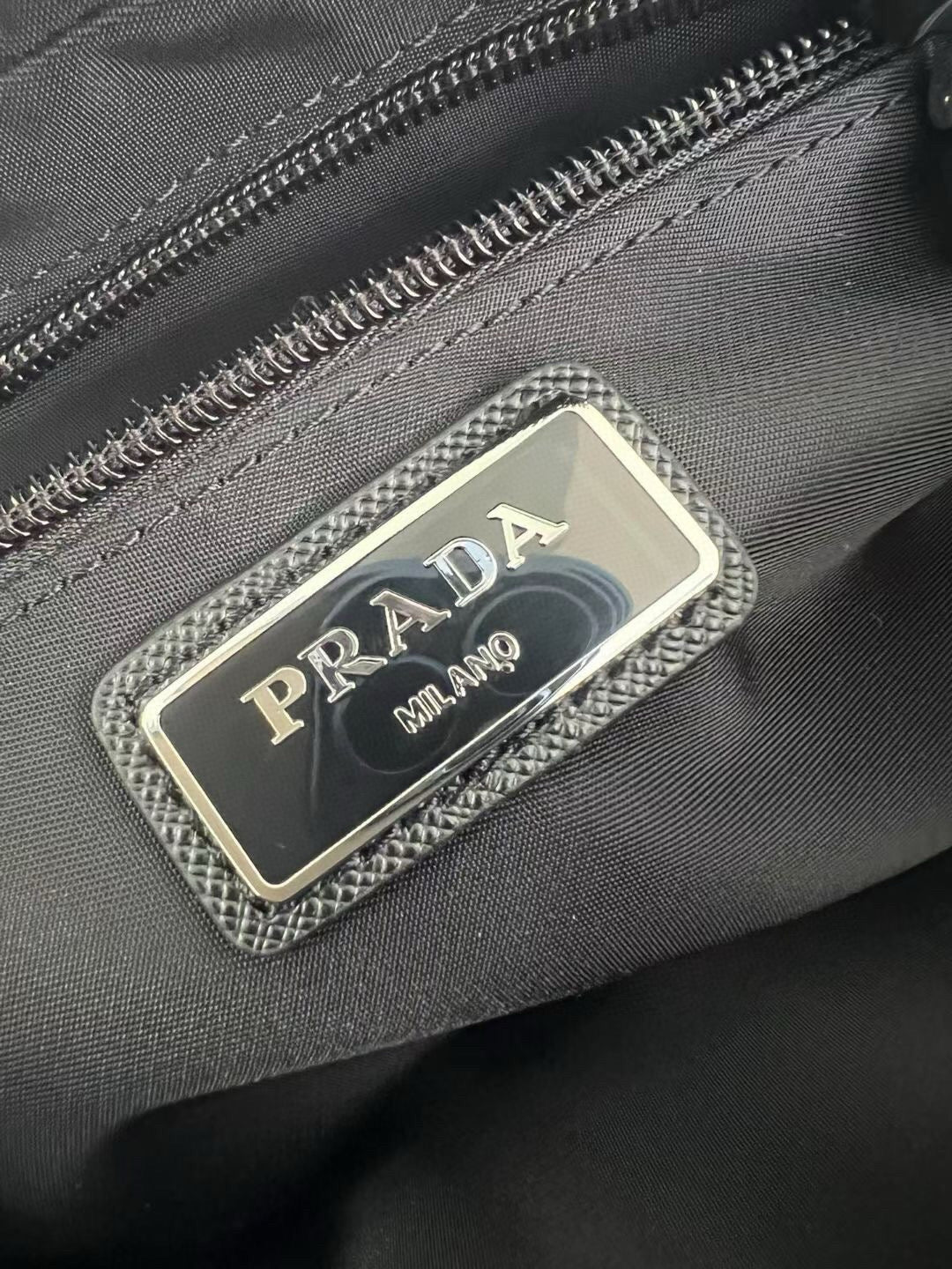 Prada Black Re-Nylon belt bag