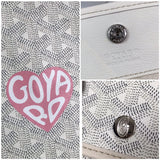 ANJOU MINI BAG 20 IN WHITE CALFSKIN AND GOYARDINE CANVAS